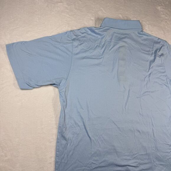 Peter Millar Mens Golf Polo‎ Size Large Short Sleeve Shirt Logo Preppy Comfort - Picture 10 of 13